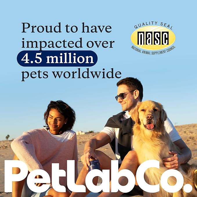 PetLab Co. Probiotics for Dogs, Support Gut Health, Occasional Diarrhea, Digestive Health & Seasonal Allergies - Salmon Flavor - Packaging May Vary - 30 Soft Chews