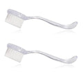 2 Pack Hamster Brush, Hedgehog Cleaning Supplies, Guinea Pig Massage Combs - Transparent