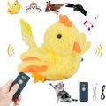 Flapping Bird Cat Toy, Interactive Chirping Bird Cat Toy, Simulated Chirping Bird Cat Toys Flapping Wings, Rechargeable, 3 Modes, Touch Activated (Chicken)
