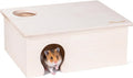 Niteangel Birch Chamber-Maze Hamster Hideout - Small Pets Woodland House Habitats Decor for Hamster Mice Gerbils Mouse