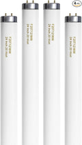 F20T12/WW 20 Watt Soft Warm White, T12 Fluorescent Tube Light Bulb 20W 24 Inch, 2Ft F20T12/DSW/RP Replacement for F20T12 F20T12KB/ECO/RVL F20T12KB/ECO F20T12/SPX30 1250Lm G13 4 Count