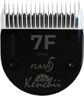 Kenchii Professional Dog Clipper Blade Flash 5 Pet Hair Clipper - Detachable Stainless Steel Blades for Dog Grooming - Hair Clippers & Accessories Pet Shaving Blades. (KEFB5-7F)