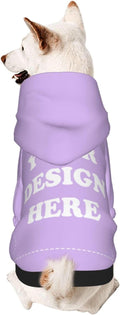 Dog Costume, Custom Dog Hoodie, Dog Name Costume Holiday Pet Pajamas Outfit, Personalized Pet Coat Costumes for Small Medium Large Dogs and Cats for Winter, TaroMilk, XS