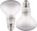 Aiicioo Reptile Basking Light Bulb - 75W Reptile Heat Lamp 2 Pack UVA Daylight Amphibians Basking Bulb for Bearded Dragon Turtle Hermit Crab Gecko Lizard Daylight