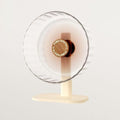 Super Silent Hamster Wheel 10.4 Inch, Magnetic Large Rat Wheel for Chinchilla, Gerbil, Guinea Pig, Cat, Mouse, Sugar Glider and Dwarf, Syrian Hamster Accessories (Wood Brown)