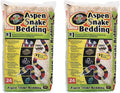 DBDPet (2 Pack) Aspen Snake Bedding - 24 Quart Bags - Perfect Bedding for Snakes - Includes Pro-Tip Guide