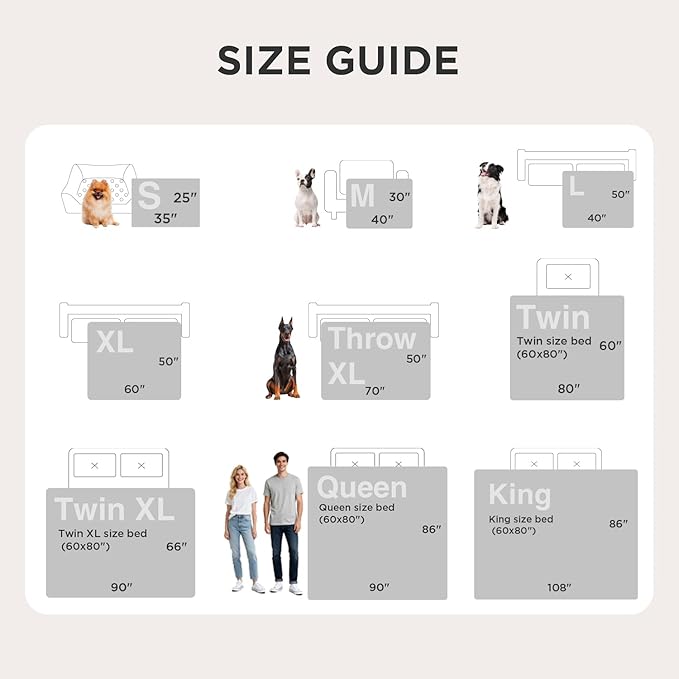 Bedsure Waterproof Blanket for Bed - Sherpa Fleece Waterproof Dog Blankets for Large Dogs, Pet Blankets for Bed/Couch/Dog Crate, Soft Plush Reversible Furniture Protector, Queen Size, 90"x86", Pink