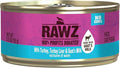 Rawz Natural Premium Pate Canned Cat Wet Food - Made with Real Meat Ingredients No BPA or Gums - 5.5oz Cans 24 Count (Turkey & Turkey Liver with Goats Milk)