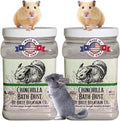 6 LB. Chinchilla Dust Bath Jar - Pure Cleansing Pumice Sand Dust for Cleaning Small Pets Like Gerbils, Mice, Degu - Premium, All Natural Dusting Powder - Chinchilla Accessories by Billy Buckskin