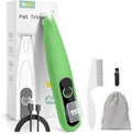 Dog Paw Trimmer with LED Display, Ultra-Low Noise Cordless Paw Trimmers for Dog's Feet, Cordless Hair Trimmer for Paws, Ears, Face, Rump