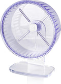 9In Hamster Wheel, Adjustable Chinchilla Wheel, Silent Spinner for Dwarf Syrian Gerbils Mice and Other Small Size Pets (9 Inch, Purple)
