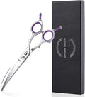 Dream Reach Dog Grooming Scissors - 6.5" Professional Sharp Downword Curved Shears with Ergonomic Handle for Cats Dogs