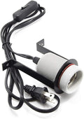 Reptile Ceramic Heat Lamp Holder Pet Heater Bracket for Heat Lamp Bulb 300W(Bulb Not Included)