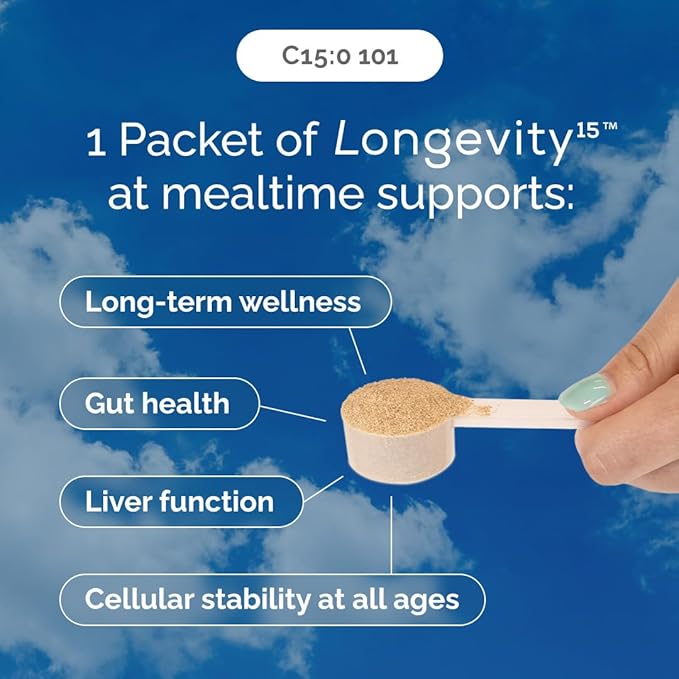 Yummy Combs Longevity15 – C15:0 – Fatty Acid Health Supplement for Dogs – Healthy Pet Supplies – for Medium Dogs, 3 Pack