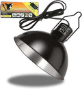 8.5-inch Standard lamp Dome for Reptile Heating Lamps, Object Heat Ceramic Heat emitters, up to 200W for Bearded Dragons Turtles Snakes and Lizards Lamps E26
