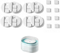 PETLIBRO Replacement Filters for Capsule Dog Fountain PLWF008, 4 Month Set of Filters for Dog Water Dispensers, 8 Count Pack, White
