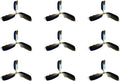 Spinning Feather Propeller Refills for Cat Wand Toy, Cat Toy Wand Attachment Replacement with Lobster Clasp (9-Pack)