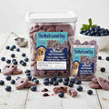 The Much-Loved Dog™ – Natural Fresh-Baked Training Treats in Refillable Airtight Fresh-Keeper™ – U.S.A. Made, Human-Grade Ingredients, Ideal Dog Treats Small Dogs & All Breeds (Blueberry)