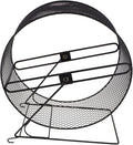 Mikikit Chinchilla Wheel Hamster Running Wheel Iron Fitness Chinchilla Silk Screen Large