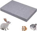 Hamiledyi Rabbit Scratch Foot Pads Bunny Grinding Claw Pad 1 PCS Natural Small Animal Hamster Lava Stone for Teeth Grinding Rabbit Scratching pad Chew Toy for Guinea Pig Rat Gerbil Chinchilla Hedgehog