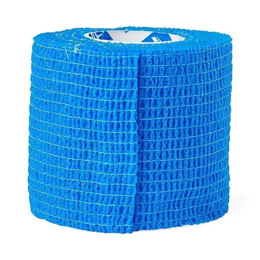Medline Self-Adherent Cohesive Wrap Bandage, Latex-Free, 2" x 5 yd, Assorted Color, 36 Count