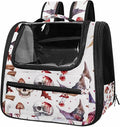 Airline Approved Soft Sided Pet Carrier, Witch Hat Broom Skull Lollipops Eyes Bones 3 Pet Travel Bag for Cats & Dogs, Durable, Breathable Pet Travel Bag for Airplane, Car & Train