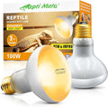 2Pack Reptile Heat Lamp, 100W Reptile Heat Emitter Basking Spot Light, UVA Daylight Heat Lamp Bulbs for Chickens Coop Reptiles Pets Brooder Use