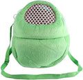 Litewoo Guinea pig Carrier Portable Travel Bag, Warm and Breathable Outdoor Portable Tote Bag for Rat Hedgehog Chinchilla Sugar Glider Hamster Squirrel Small Animal (Green)