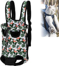 Portable Pet Carrier Backpack, Adjustable Pet Front Cat Dog Carrier Backpack Travel Bag for Small Medium Dogs Cats Puppies, Cat Backpack Carrier for Hiking Cycling (J, L)