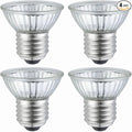 UVB UVA Reptile Light Bulb 50W Bulb for Reptiles and Amphibians Use for Turtle, Bearded Dragon, Lizard Cages Heat Lamp Replacement Bulb, 4 Packs
