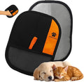 Pet Hair Removal Glove for Dogs & Cats – Upgraded Electrostatic Fur Remover Mitt, Reusable & Washable Pet Hair Remover for Furniture, Carpet, Car Seat & Clothing (Black/Orange)