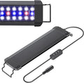Pawfly 11 W Terrarium Light for 12" to 18" Terrarium Extendable Reptile Tank Light with Full Spectrum Brilliant White Blue Red Lights with Day & Night Modes and Adjustable Brightness