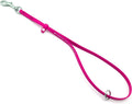 Jelly Pet Grooming Loops 3/8'' x 18'' W/Ring (Hot Pink) | Made in The USA