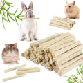 Sukh 240g Sweet Bamboo Chew-Sticks - Natural Rabbit Bamboo Sticks Small Animal Chew Toy Bunny Molar Treats Atural Teeth Grinding Toys for Squirrel Guinea Pigs Chinchilla