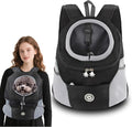 Adjustable Dog Backpack Carrier for Small Dogs, Breathable Front & Back Carry Pet Carrier with Safety Leash, Multi-Pocket Design for Hiking Travel Cycling (Large)
