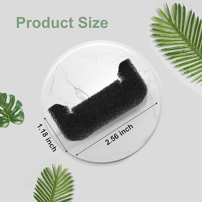 8/12 Pack Foam Filters for Cat Water Fountain, Cirfifth Sponge Cat Fountain Filters, Pet Fountain Filter Replacement (8 Pack)