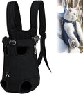 Portable Pet Carrier Backpack, Adjustable Pet Front Cat Dog Carrier Backpack Travel Bag for Small Medium Dogs Cats Puppies, Cat Backpack Carrier for Hiking Cycling (K, S)