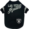 Pets First NFL Las Vegas Raiders T-Shirt Dogs & Cats, Medium. Football Dog Shirt NFL Team Fans. New & Updated Fashionable Stripe Design, Durable & Cute Sports PET TEE Shirt Outfit (OAK-4146-MD)