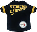 Pets First NFL Pittsburgh Steelers T-Shirt for Dogs & Cats, Small. Football Dog Shirt Team Fans. New Updated Fashionable Stripe Design, Durable Cute Sports PET TEE Outfit (PIT-4146-SM)