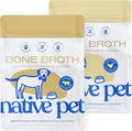 Native Pet Bone Broth Big Pack Bundle - Chicken (23 Oz.) & Beef (19 oz.) Flavored Dog Food Topper for Picky Eater - Dog Gravy & Bone Broth Powder
