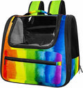 Rainbow Pet Travel Carrier Soft Sided Portable Bag for Cats, Small Dogs, Kittens or Puppies