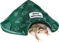 Toad House for Outside Garden, Frog House 8 x 8 x 3.9 Inch Reptile Hide Cave for Toad Frog Turtle Lizard Aquarium Fish(Green)