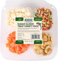 Exotic Nutrition Sugar Glider Treat Variety Pack (9.5 oz.) - Healthy Natural Sugar Glider Treat Assortment - Yogu Drops, Mango, Garden Fresh Re-Hydrate, and Banana - Sampler Variety Value Package