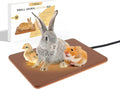 Small Animal Heating Pad, Small Animal Bed, Outdoor/Indoor Winter Thermal Heating Pad for Rabbits, Guinea Pigs & Chickens, Waterproof & Chew-Resistant, 20W, Energy-Efficient, 11.8 x 8.2 in