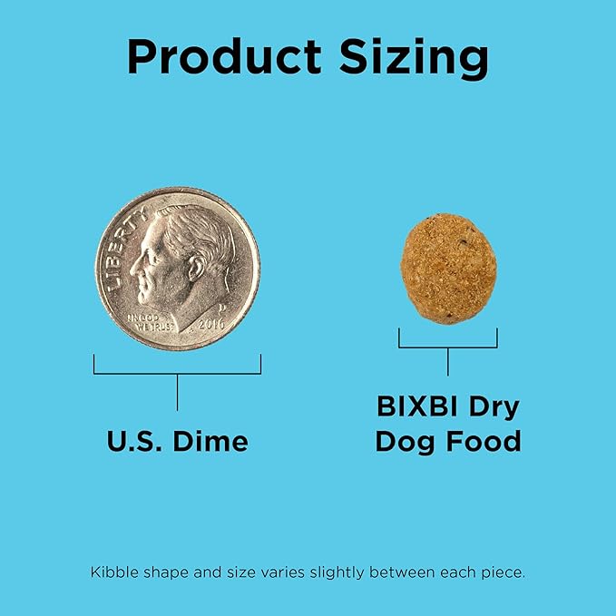 BIXBI Liberty Grain Free Dry Dog Food, Chicken Recipe, 4 lbs - Fresh Meat, No Meat Meal, No Fillers for Easy Digestion - USA Made