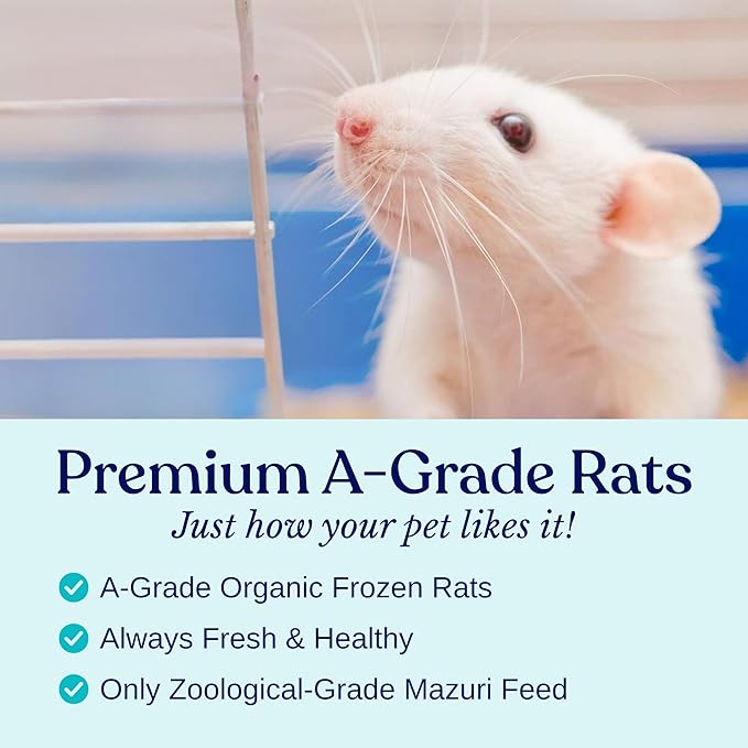MiceDirect Frozen Mice Combo Pack 100 Pinkies & 50 Small Fuzzies Feeder Snake Reptile Food (150 Count)