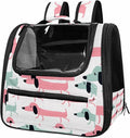 Funny Dachshund Dogs Pet Carrier Airline Approved Pet Carrier Bag Dog Carrier for Small Medium Cats Dogs Puppies Kitten