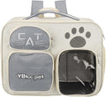 Cat Backpack Carrier, Breathable Dog Carrier Pet Supplies for Cats or Small Dogs Puppies, Intended for Hiking/Camping/Traveling (Blue, 16"x10"x12")