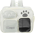 Cat Backpack Carrier, Breathable Dog Carrier Pet Supplies for Cats or Small Dogs Puppies, Intended for Hiking/Camping/Traveling (Gray, 16"x10"x12")