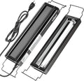 Oiibo T5 HO Reptile Light Fixture UVB Lighting Combo Kit, Reptiles Terrarium Lamp Hood Light Fixture Include UVB 5.0 Rainforest Reptile Light for Chameleon Arboreal Geckos Lizard (8W)